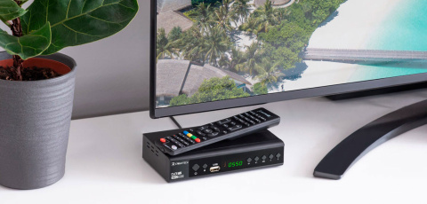 Tuner DVB-T2 DVB-C Hevc H.265 10bit dekoder tv naziemnej Cabletech