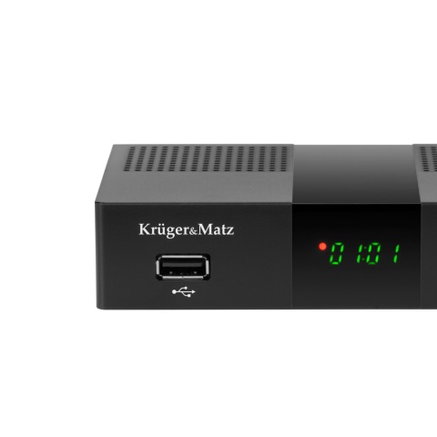 Tuner DVB-T2 H.265 HEVC Kruger&Matz HDMI SCART PVR EPG USB dekoder