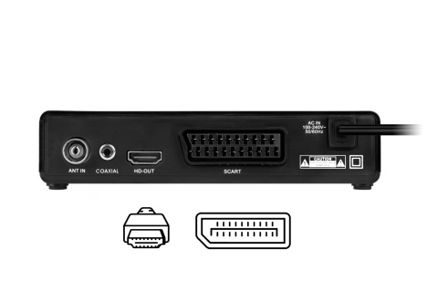 Tuner DVB-T2 KrugerMatz H.265 HEVC dekoder KM0550B Tuner DVB-T2 KrugerMatz H.265 HEVC dekoder KM0550B