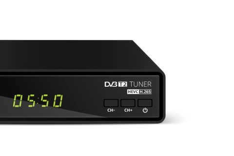 Tuner DVB-T2 KrugerMatz H.265 HEVC dekoder KM0550B Tuner DVB-T2 KrugerMatz H.265 HEVC dekoder KM0550B