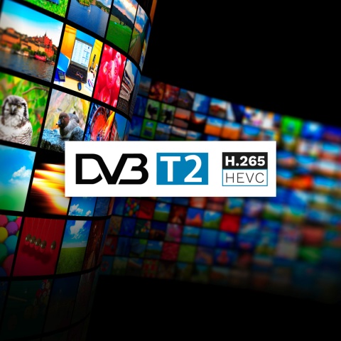 Tuner dekoder TV DVB-T2 H.265 HEVC USB Cabletech