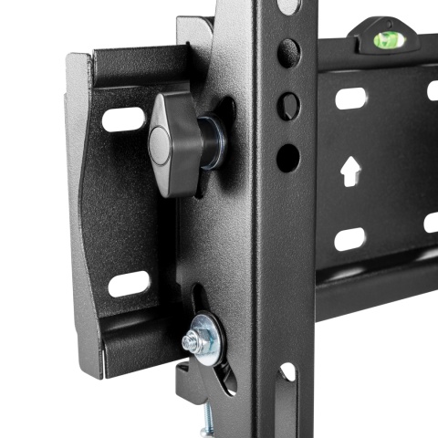 Uchwyt TV do telwizora 23"-42" Cabletech poziomica +12° ~ -12 stalowy