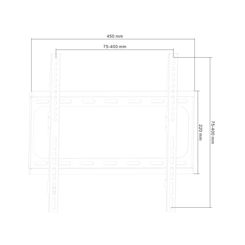 Uchwyt do telewizora 26"-55" Cabletech