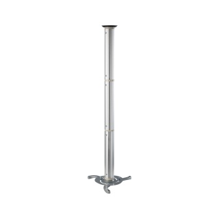 Uchwyt sufitowy do projektora aluminiowy regulowany 360° schowek na kable