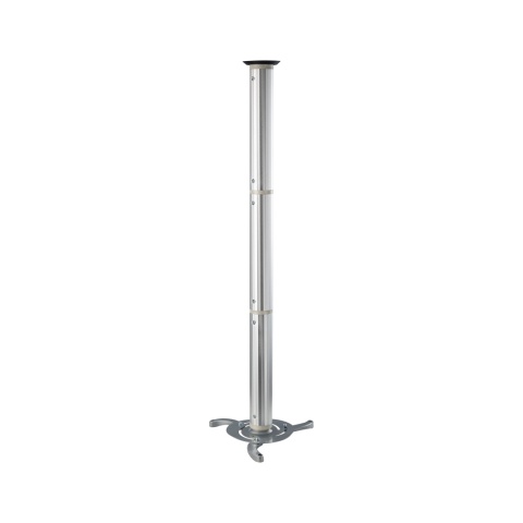 Uchwyt sufitowy do projektora aluminiowy regulowany 360° schowek na kable