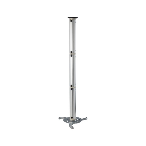 Uchwyt sufitowy do projektora aluminiowy regulowany 360° schowek na kable