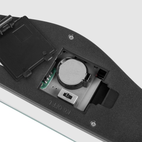 Waga łazienkowa Teesa LCD szklana dokładności do 0,1 kg max 180 kg