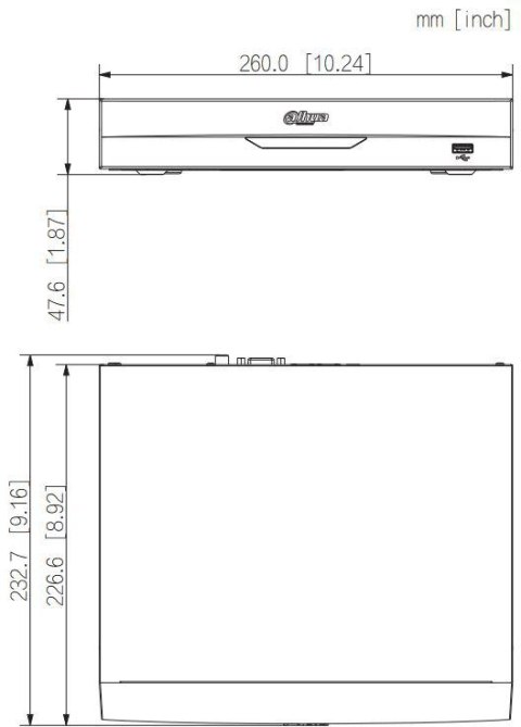 REJESTRATOR IP DAHUA NVR2104HS-P-I2 REJESTRATOR IP DAHUA NVR2104HS-P-I2