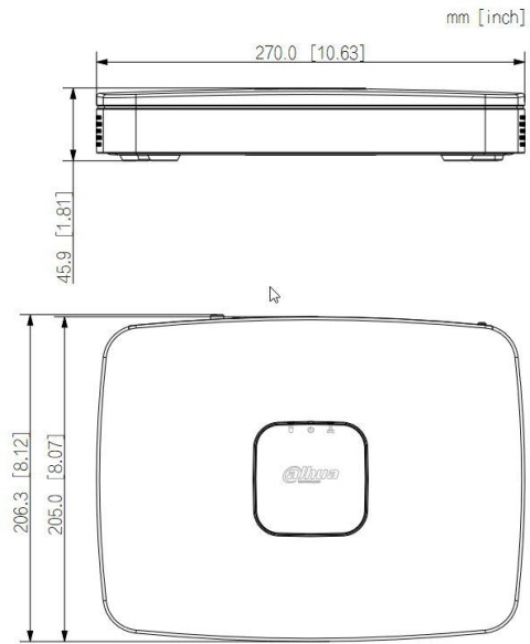 REJESTRATOR IP DAHUA NVR2108-8P-I2 REJESTRATOR IP DAHUA NVR2108-8P-I2