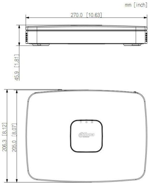 REJESTRATOR IP DAHUA NVR2108HS-8P-I2 REJESTRATOR IP DAHUA NVR2108HS-8P-I2