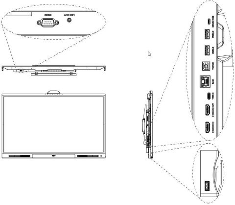 MONITOR TABLICA INTERAKTYWNA DAHUA LPH86-MC470-P MONITOR TABLICA INTERAKTYWNA DAHUA LPH86-MC470-P