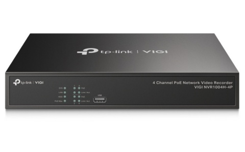 REJESTRATOR TP-LINK VIGI NVR1004H-4P REJESTRATOR TP-LINK VIGI NVR1004H-4P