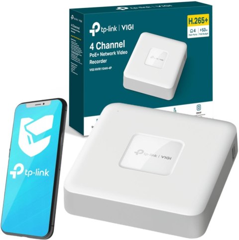 REJESTRATOR TP-LINK VIGI NVR1104H-4P REJESTRATOR TP-LINK VIGI NVR1104H-4P