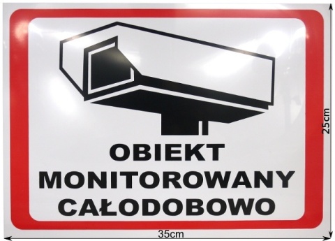 TABLICA OBIEKT MONITOROWANY 6586 TABLICA OBIEKT MONITOROWANY 6586