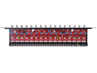 16-kanałowy separator AHD, HD-CVI, HD-TVI z zabezpieczeniem przeciwprzepięciowym i dystrybucją zasilania EWIMAR LHSO-16R-EXT-FPS