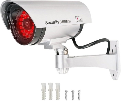 Atrapa kamery tubowej srebrna 30LED AT-2B-S Atrapa kamery tubowej srebrna 30LED AT-2B-S