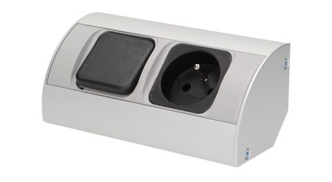 Gniazdo meblowe z wyłącznikiem, 1x230V OR-AE-1302 ORNO Gniazdo meblowe z wyłącznikiem, 1x230V OR-AE-1302 ORNO