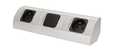 Gniazdo meblowe z wyłącznikiem ORNO OR-AE-1304, 2x230V Gniazdo meblowe z wyłącznikiem ORNO OR-AE-1304, 2x230V