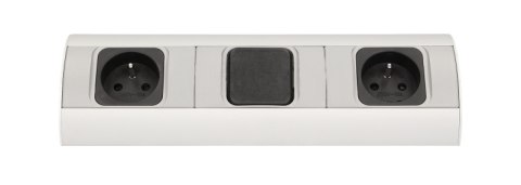 Gniazdo meblowe z wyłącznikiem ORNO OR-AE-1304, 2x230V Gniazdo meblowe z wyłącznikiem ORNO OR-AE-1304, 2x230V