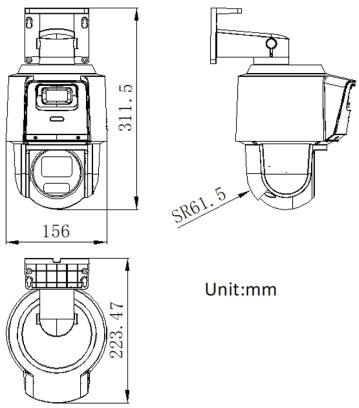KAMERA IP HIKVISION DS-2SE3C410MWG-E/14 2.8mm KAMERA IP HIKVISION DS-2SE3C410MWG-E/14 2.8mm