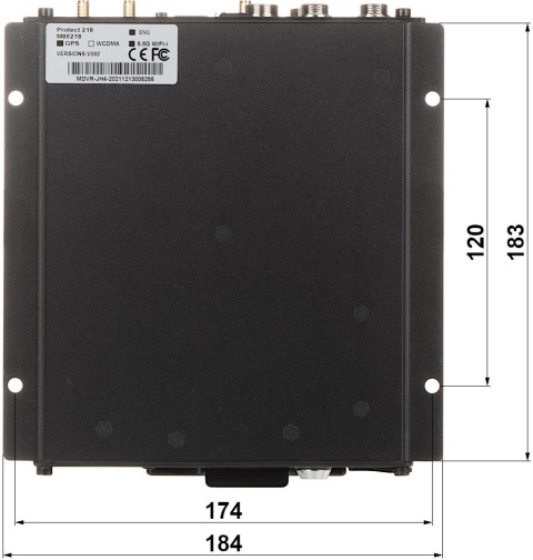 Rejestrator mobilny AHD, PAL, IP PROTECT-218 4 kanały Rejestrator mobilny AHD, PAL, IP PROTECT-218 4 kanały