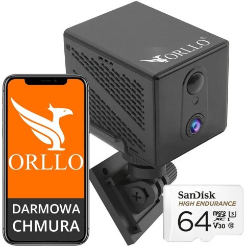 Kamera IP Orllo Mini Kamera Bezprzewodowa GSM 4G LTE ORLLO W8 PRO SIM Kamera IP Orllo Mini Kamera Bezprzewodowa GSM 4G LTE ORLLO W8 PRO SIM