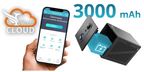 Kamera IP Orllo Mini Kamera Bezprzewodowa GSM 4G LTE ORLLO W8 PRO SIM Kamera IP Orllo Mini Kamera Bezprzewodowa GSM 4G LTE ORLLO W8 PRO SIM