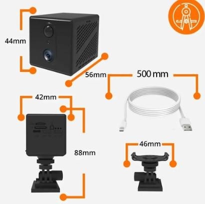Kamera IP Orllo Mini Kamera Bezprzewodowa GSM 4G LTE ORLLO W8 PRO SIM Kamera IP Orllo Mini Kamera Bezprzewodowa GSM 4G LTE ORLLO W8 PRO SIM