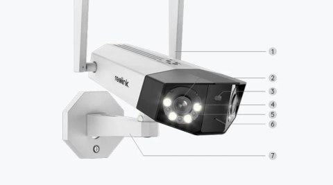 Kamera IP Reolink DUO Series W730 WiFi 4K 8MP LED 30m Kamera IP Reolink DUO Series W730 WiFi 4K 8MP LED 30m