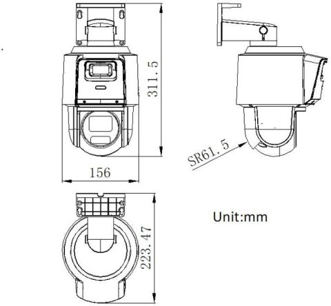 KAMERA IP HIKVISION DS-2SE3C404MWG-E/14(2.8mm) KAMERA IP HIKVISION DS-2SE3C404MWG-E/14(2.8mm)