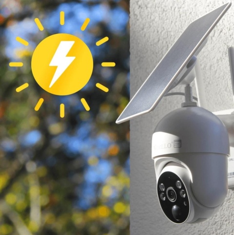 Kamera IP bezprzewodowa 4G LTE obrotowa z panelem solarnym Orllo TZ1 PRO Kamera IP bezprzewodowa 4G LTE obrotowa z panelem solarnym Orllo TZ1 PRO