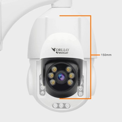 Kamera IP Orllo obrotowa zewnętrzna WiFi Z16 Kamera IP Orllo obrotowa zewnętrzna WiFi Z16