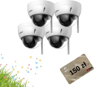 KAMERA IP DAHUA IPC-HDBW1430DE-SW-0280B Opakowanie zbiorcze 4szt