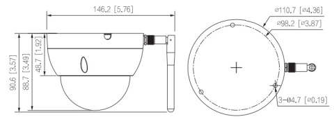 KAMERA IP DAHUA IPC-HDBW1430DE-SW-0280B Opakowanie zbiorcze 4szt