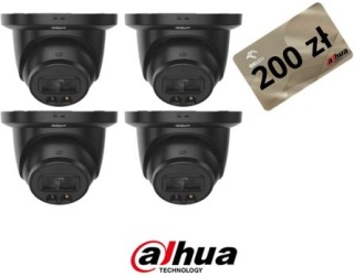 KAMERA IP DAHUA IPC-HDW2549TM-S-IL-0280B-BLACK Opakowanie zbiorcze 4szt.