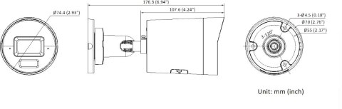 Kamera IP Hikvision DS-2CD2067G3-LI2UY/SL 2.8mm PL Kamera IP Hikvision DS-2CD2067G3-LI2UY/SL 2.8mm PL