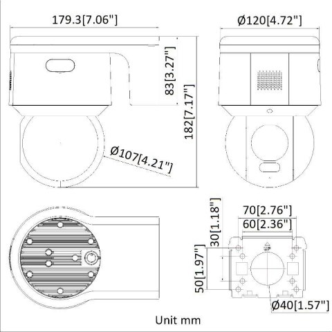 KAMERA IP PTZ HIKVISION DS-2DE3A400BW-DE/W(F1)(T5) PL KAMERA IP PTZ HIKVISION DS-2DE3A400BW-DE/W(F1)(T5) PL