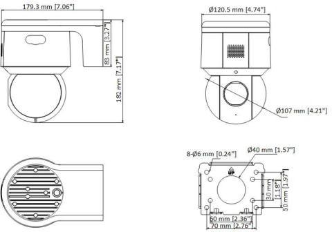 Kamera IP HikVision DS-2DE3A404IWG-E PL Kamera IP HikVision DS-2DE3A404IWG-E PL