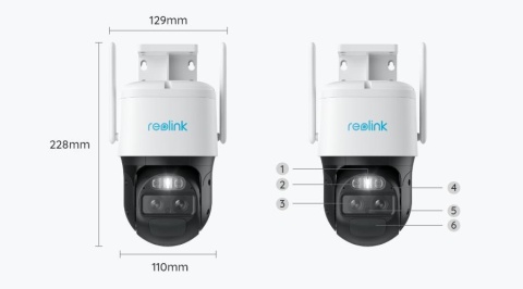 Kamera IP Reolink Trackmix Series G770 8MP LTE akomulatorowa Kamera IP Reolink Trackmix Series G770 8MP LTE akomulatorowa