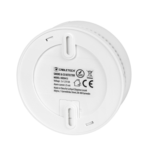 Detektor czadu i dymu Cabletech Detektor czadu i dymu Cabletech