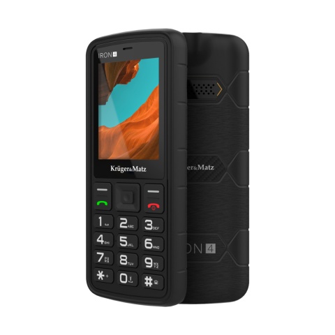 Pancerny telefon IRON 4 dual sim 4G IP68 IP69K Kruger&Matz