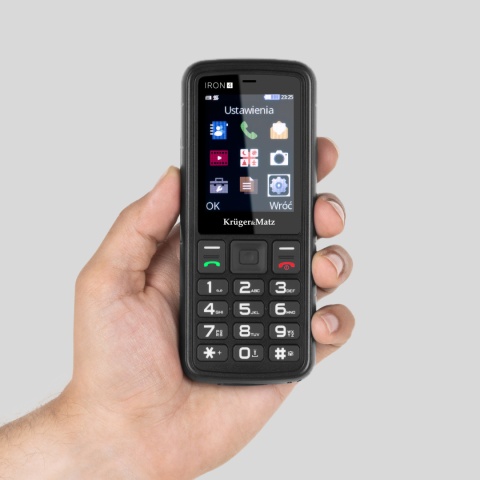 Pancerny telefon IRON 4 dual sim 4G IP68 IP69K Kruger&Matz