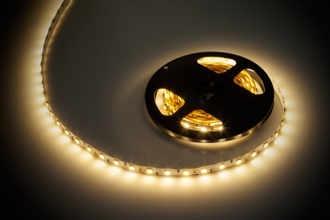 Taśma LED 5m kolor ciepły biały 5050SMD 12V 5,6W sznur diodowy Rebel Taśma LED 5m kolor ciepły biały 5050SMD 12V 5,6W sznur diodowy Rebel