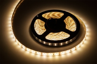 Taśma LED 5m kolor ciepły biały 5630SMD 12V 6,6W sznur diodowy Rebel