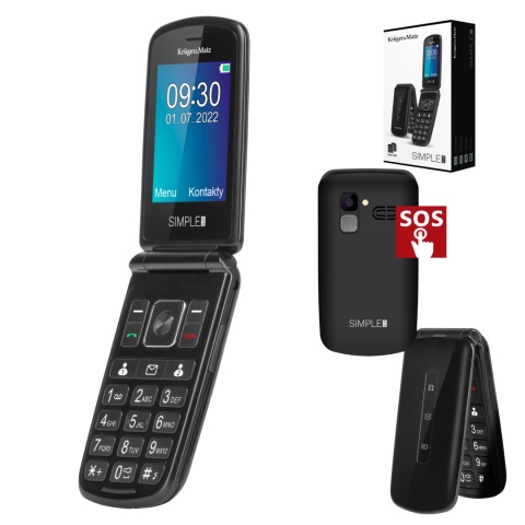 Telefon GSM dla seniora Kruger&Matz Simple 929 Telefon GSM dla seniora Kruger&Matz Simple 929