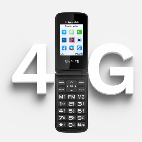 Telefon GSM dla seniora Kruger&Matz Simple 931