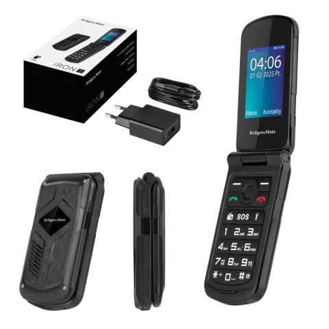 Telefon Kruger&Matz IRON 5 Flip 4G Bluetooth Dual SIM