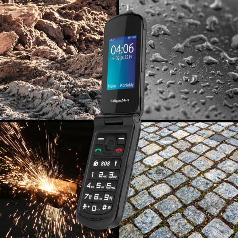 Telefon Kruger&Matz IRON 5 Flip 4G Bluetooth Dual SIM