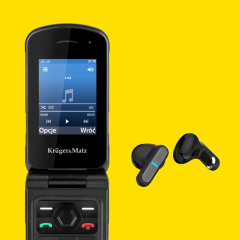 Telefon Kruger&Matz IRON 5 Flip 4G Bluetooth Dual SIM