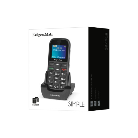 Telefon dla seniora Kruger&Matz Simple 920